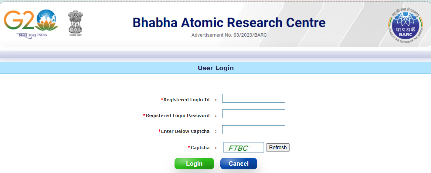 BARC Admit Card 2023