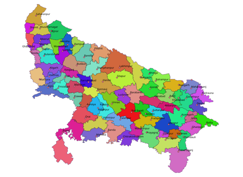 Districts of Uttar Pradesh