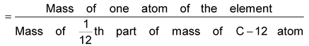 Atomic Mass And Molecular Mass