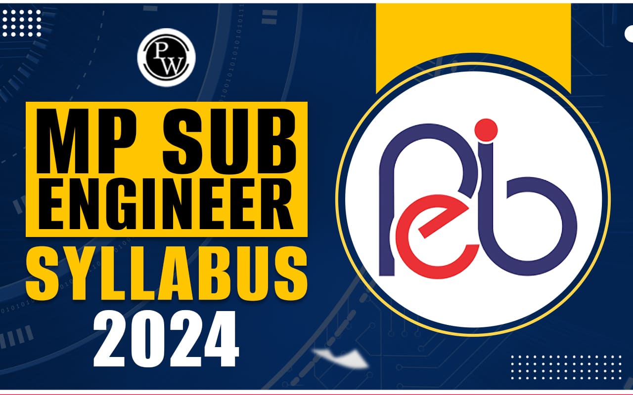 MP Sub Engineer Syllabus 2024