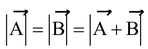 Laws of Addition of Vectors