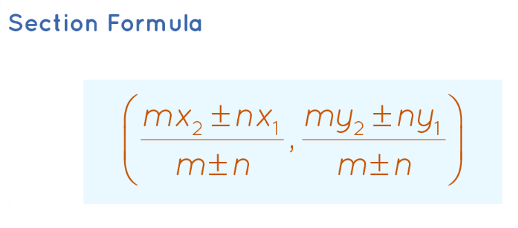 Section Formula