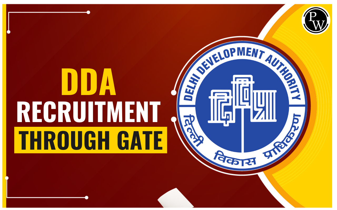 DDA Recruitment Through GATE