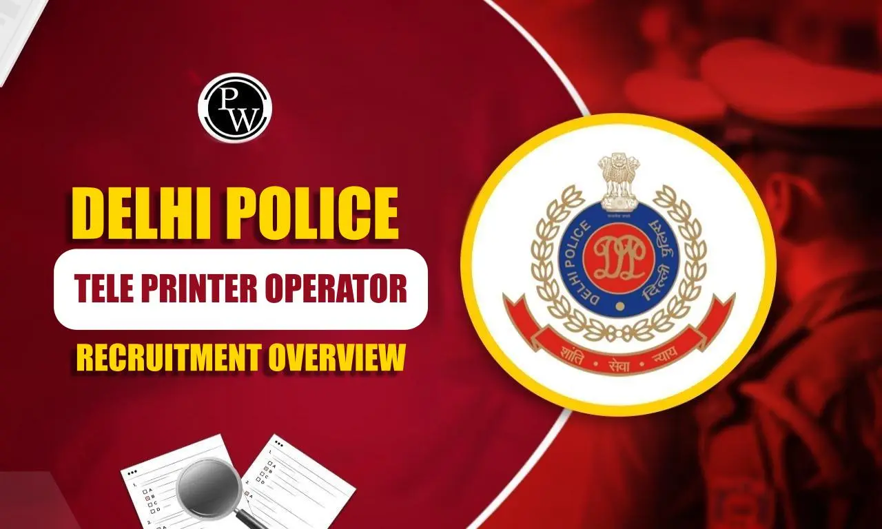 Delhi Police Tele Printer Operator Recruitment