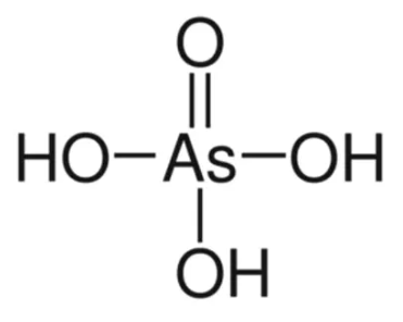 Arsenic Acid Formula Structure