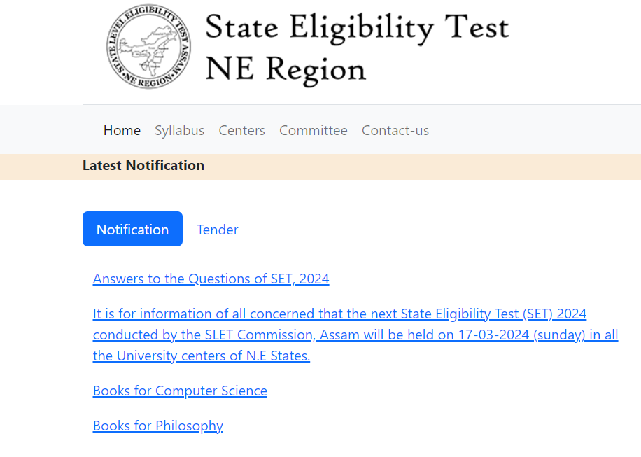 Assam SLET Answer Key 2024