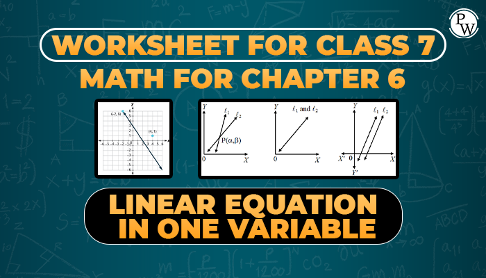 Linear Equation in one variable