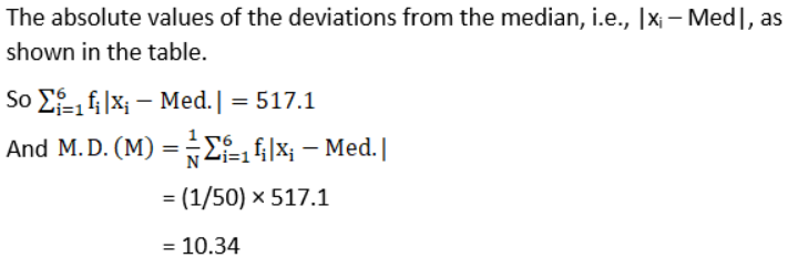 NCERT Solutions for Class 11 Maths Chapter 15 Statistics