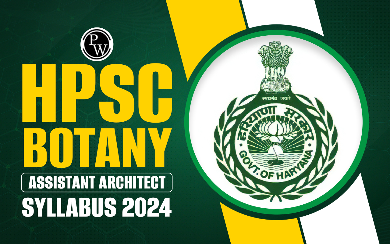 HPSC Botany Assistant Professor Syllabus 2024