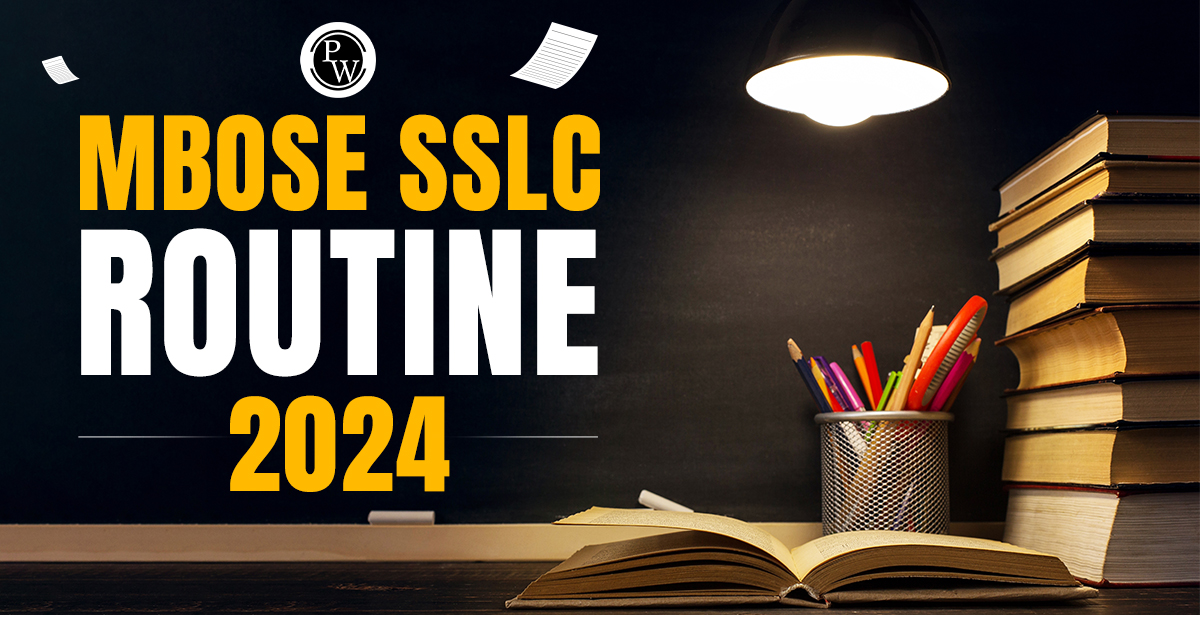 MBOSE SSLC Routine 2024