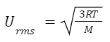 Root Mean Square Speed
