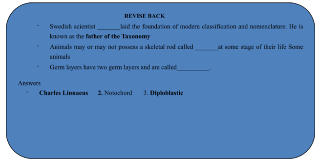 kingdom animalia classification