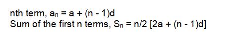 Airthmetic Sequence Formula