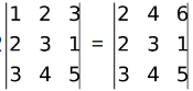 Properties of Determinants