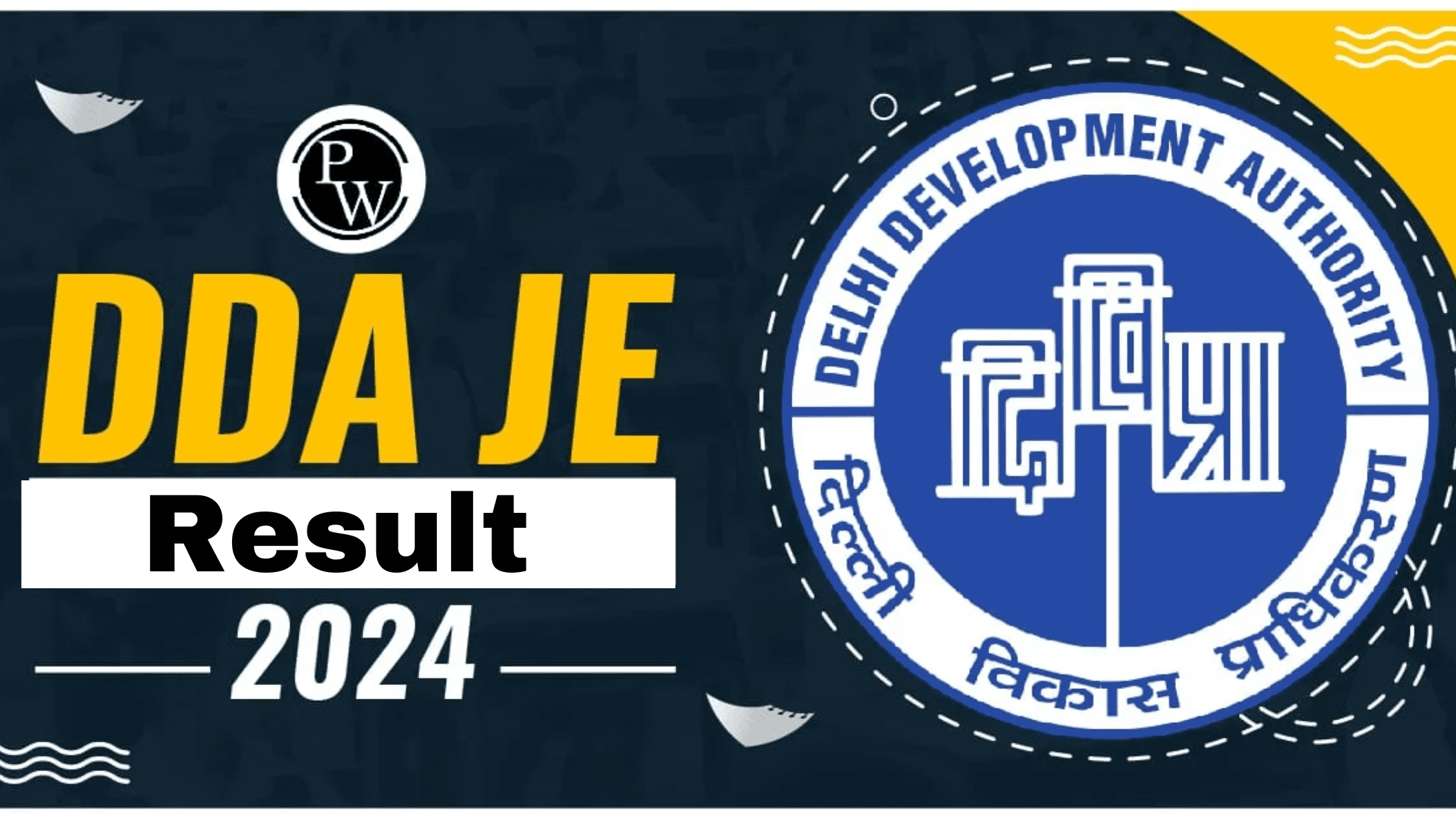 DDA JE Result 2024