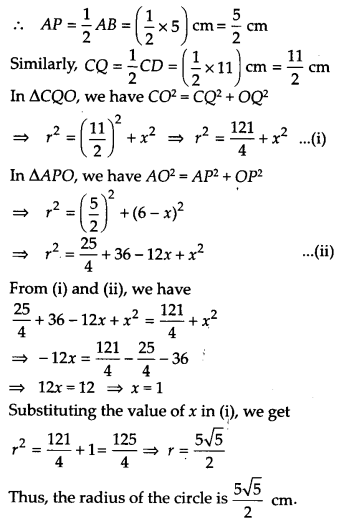 NCERT Solutions for Class 9 Maths Chapter-10 Circles/ A2a