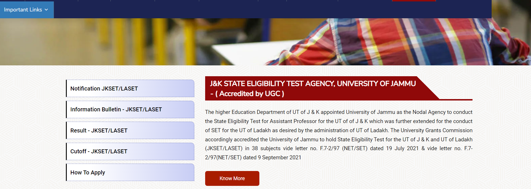 JKSET Exam Date 2024 