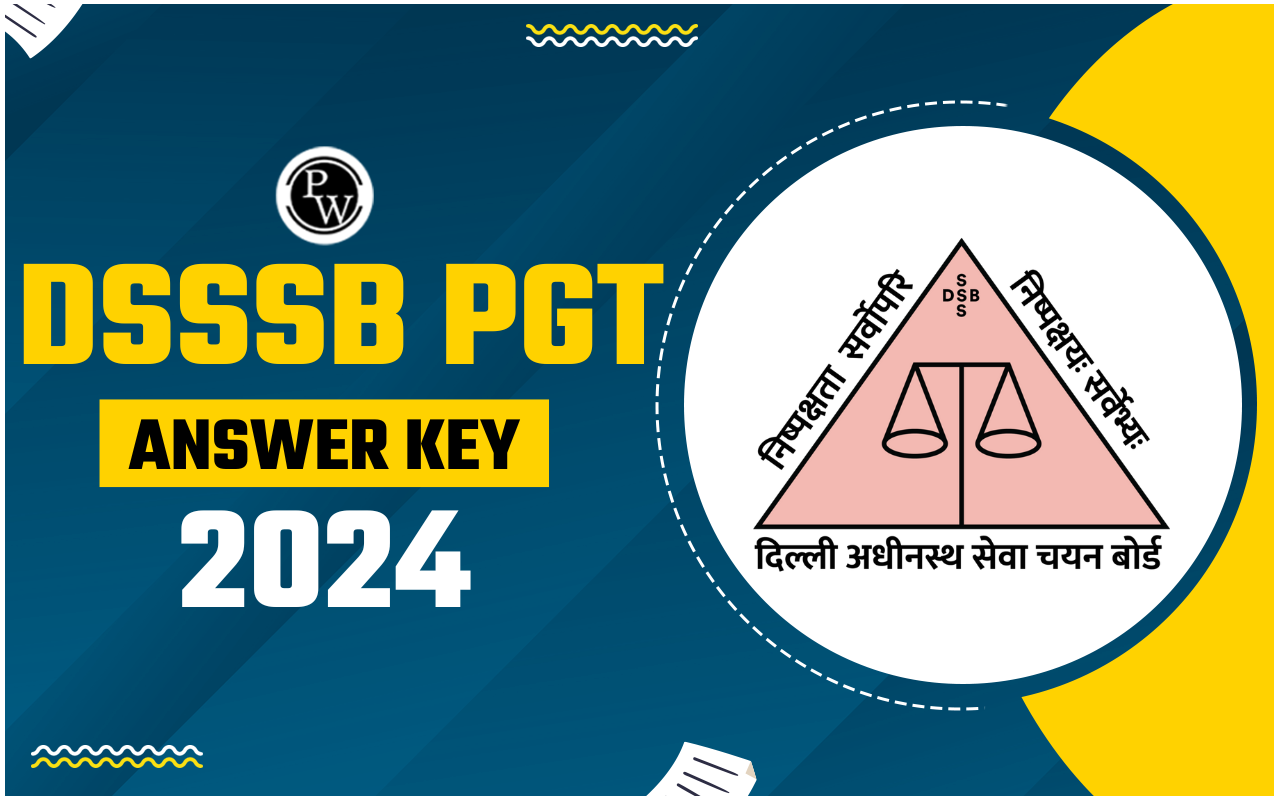 DSSSB PGT Answer Key 2024