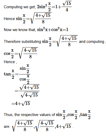 chapter 3-Trigonometric Functions Miscellaneous Exercise