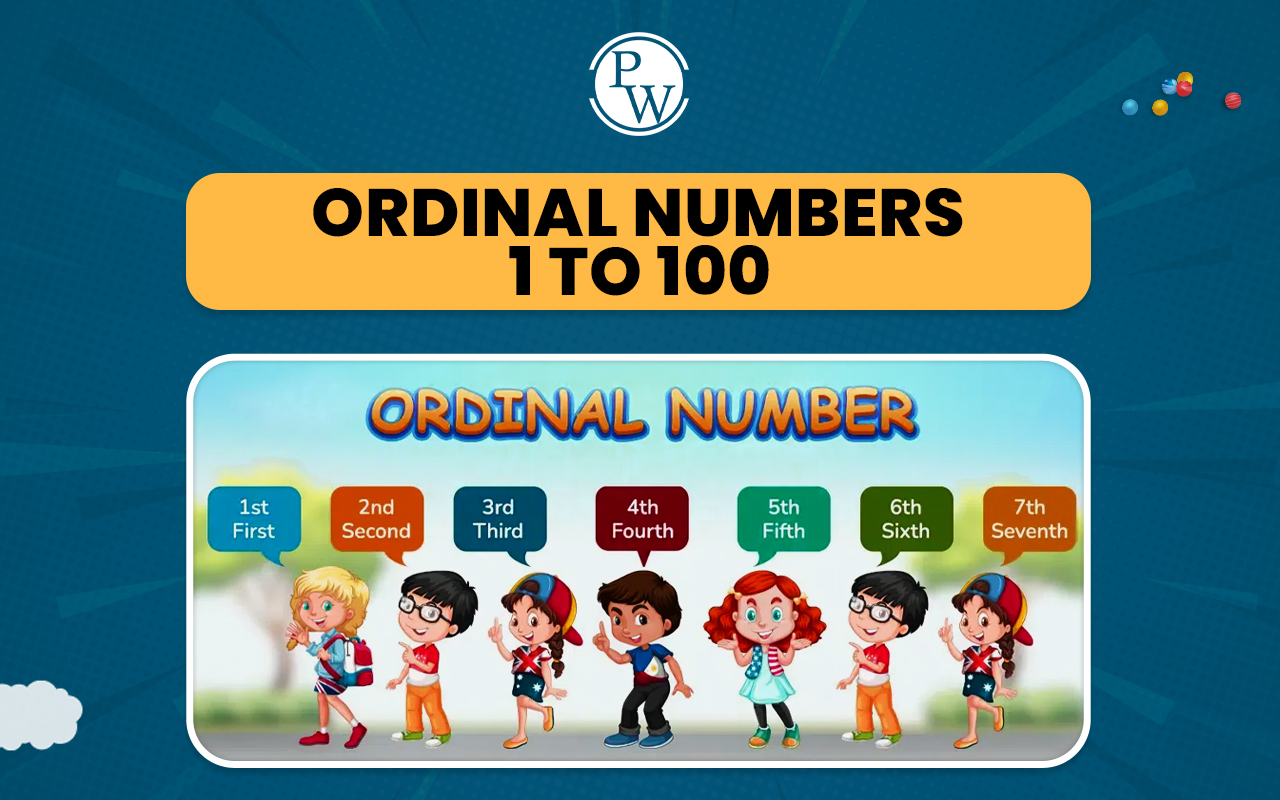 Ordinal Numbers 1 to 100