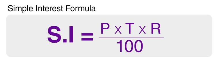 Simple Interest Formula