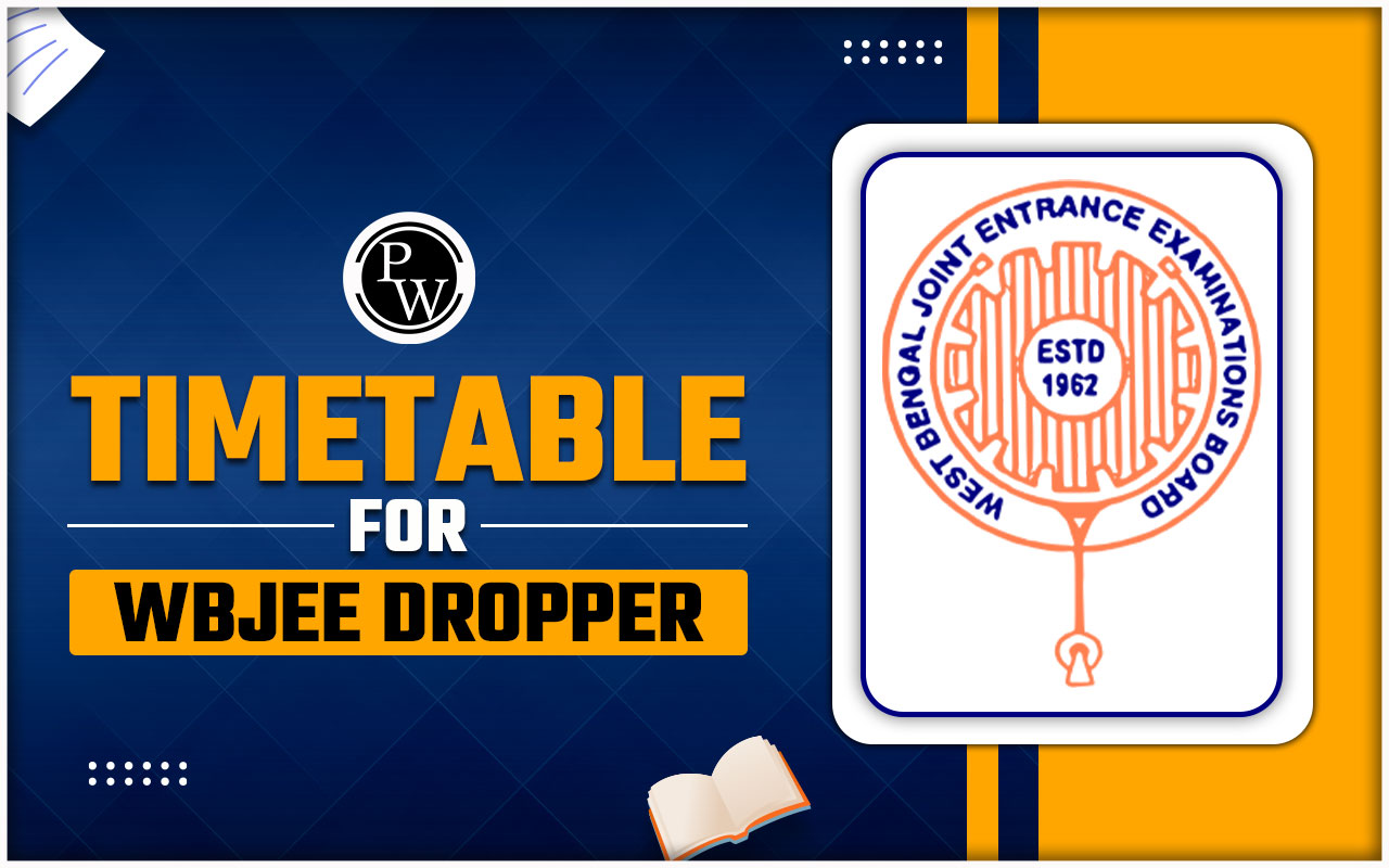Timetable for WBJEE Dropper