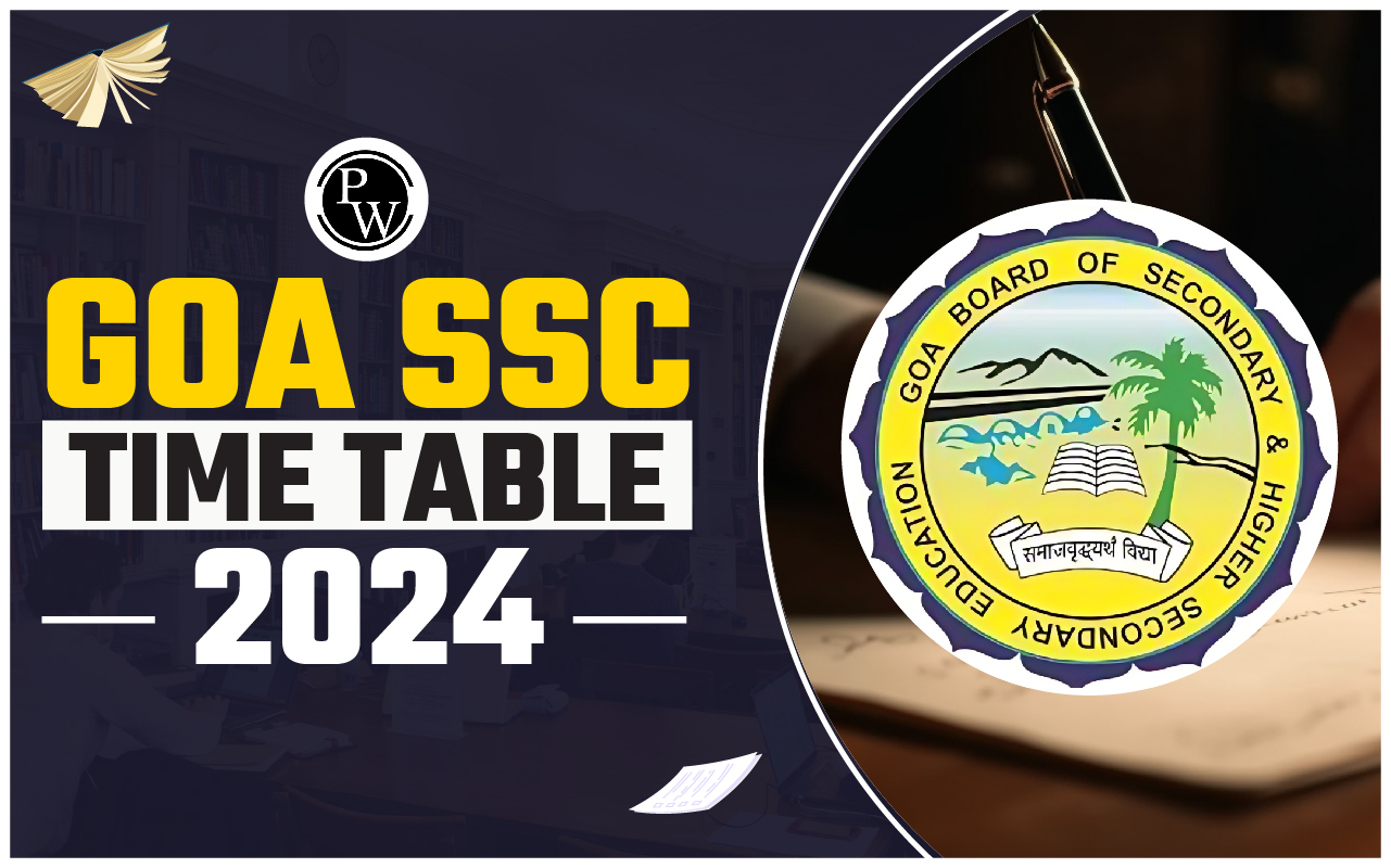 ﻿Goa SSC Time Table 2024
