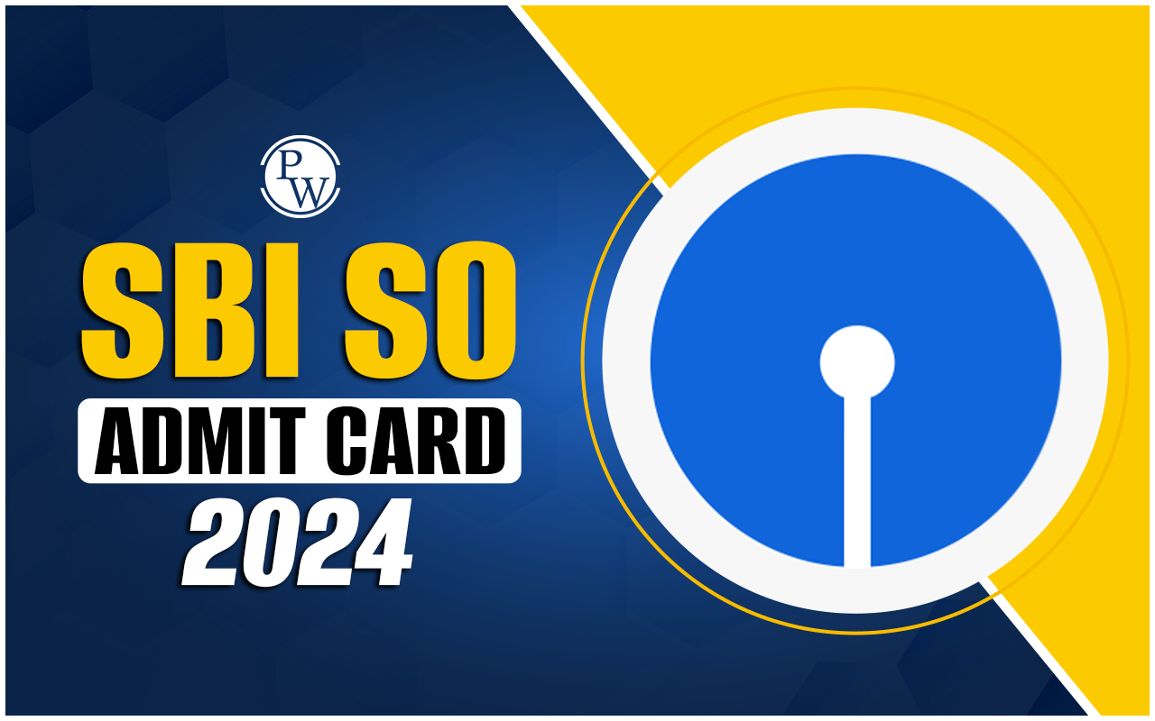 SBI SO Admit Card 2024 Out, Download Specialist Officer Result