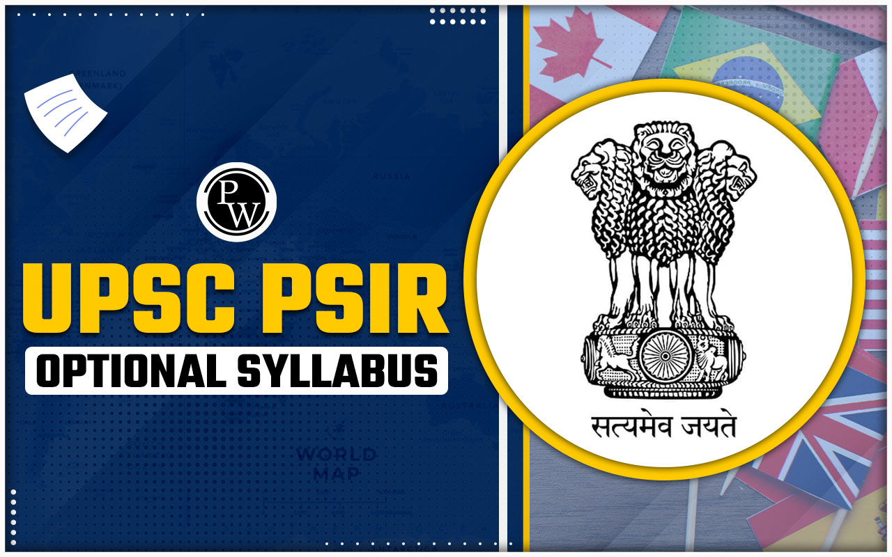 PSIR Syllabus UPSC