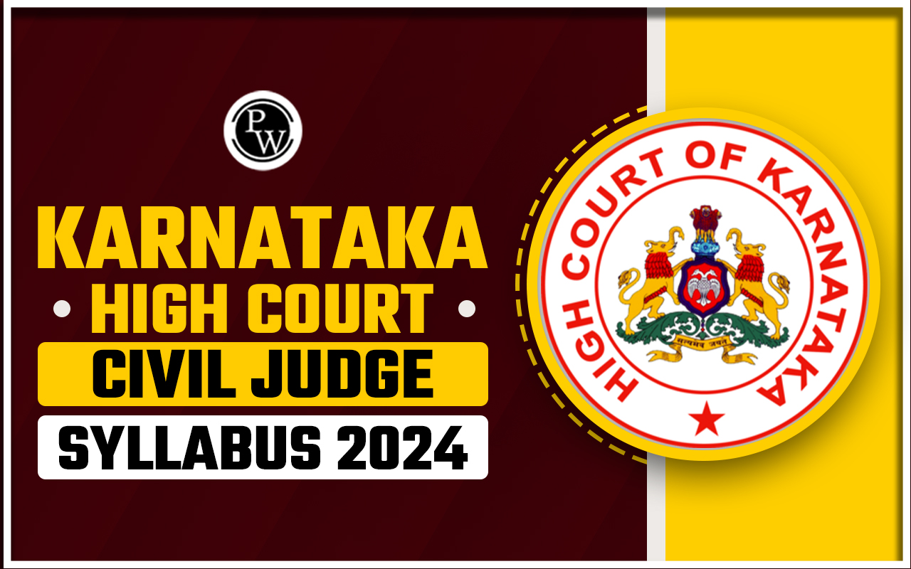 Karnataka High Court Civil Judge Syllabus 2024