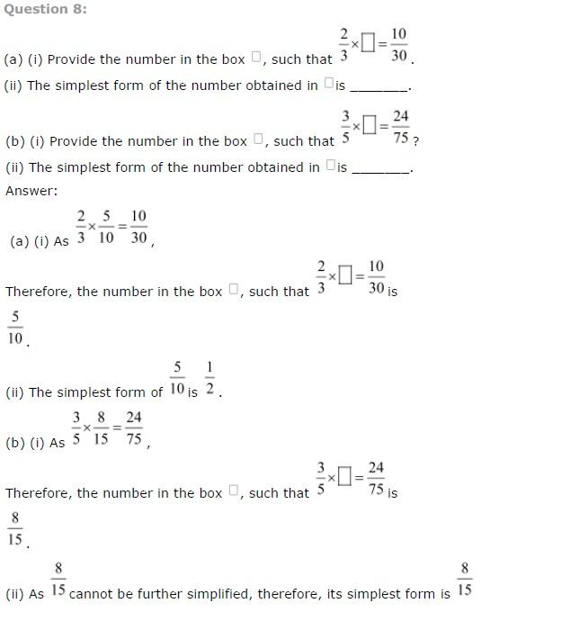 NCERT Solutions for Class 7 Maths Fractions and Decimals Exercise 2.3