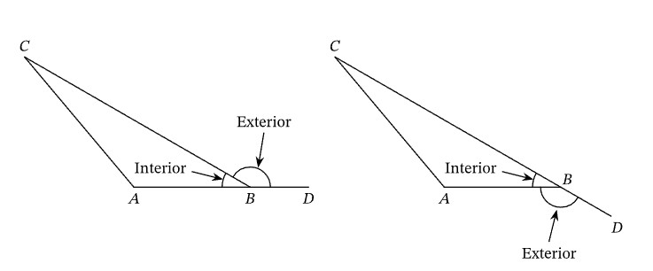 Exterior and Interior Angle