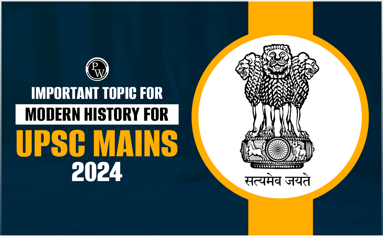 Important Topics in Modern History for UPSC Mains 2024