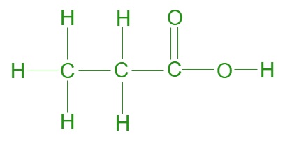Propionic Acid Formula