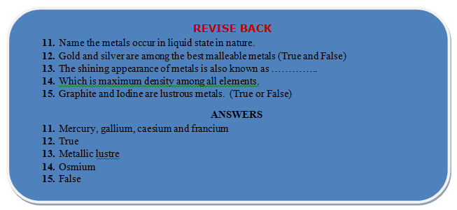 Non-metals and their general properties