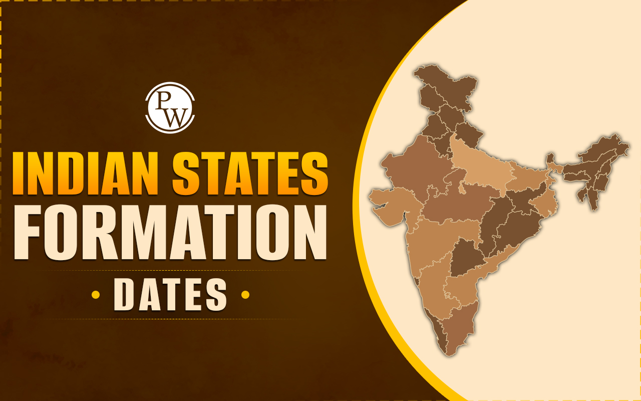 Indian States Formation Dates, Complete List 