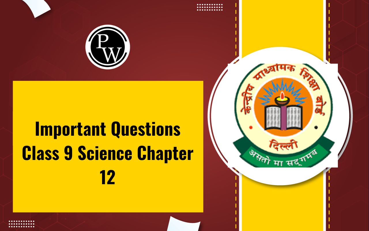 Important Questions Class 9 Science Chapter 12