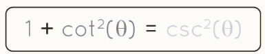 Cosec Cot Formula
