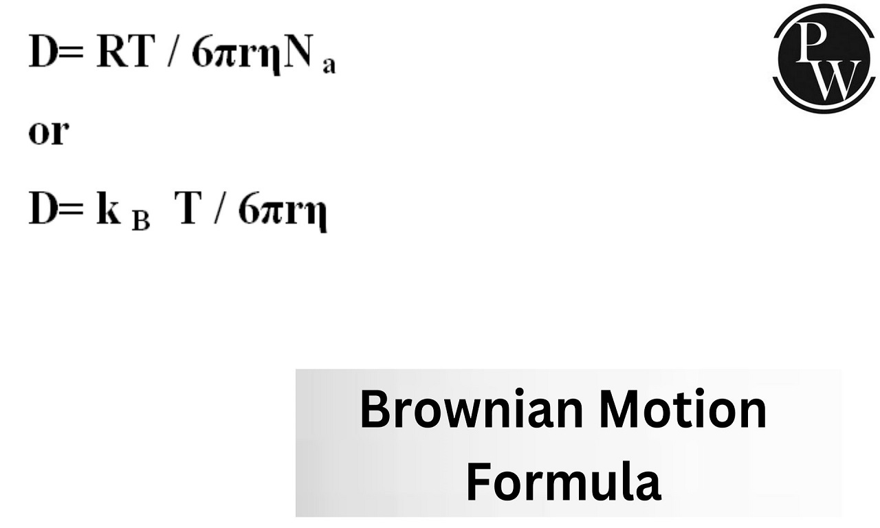 Brownian Motion Formula