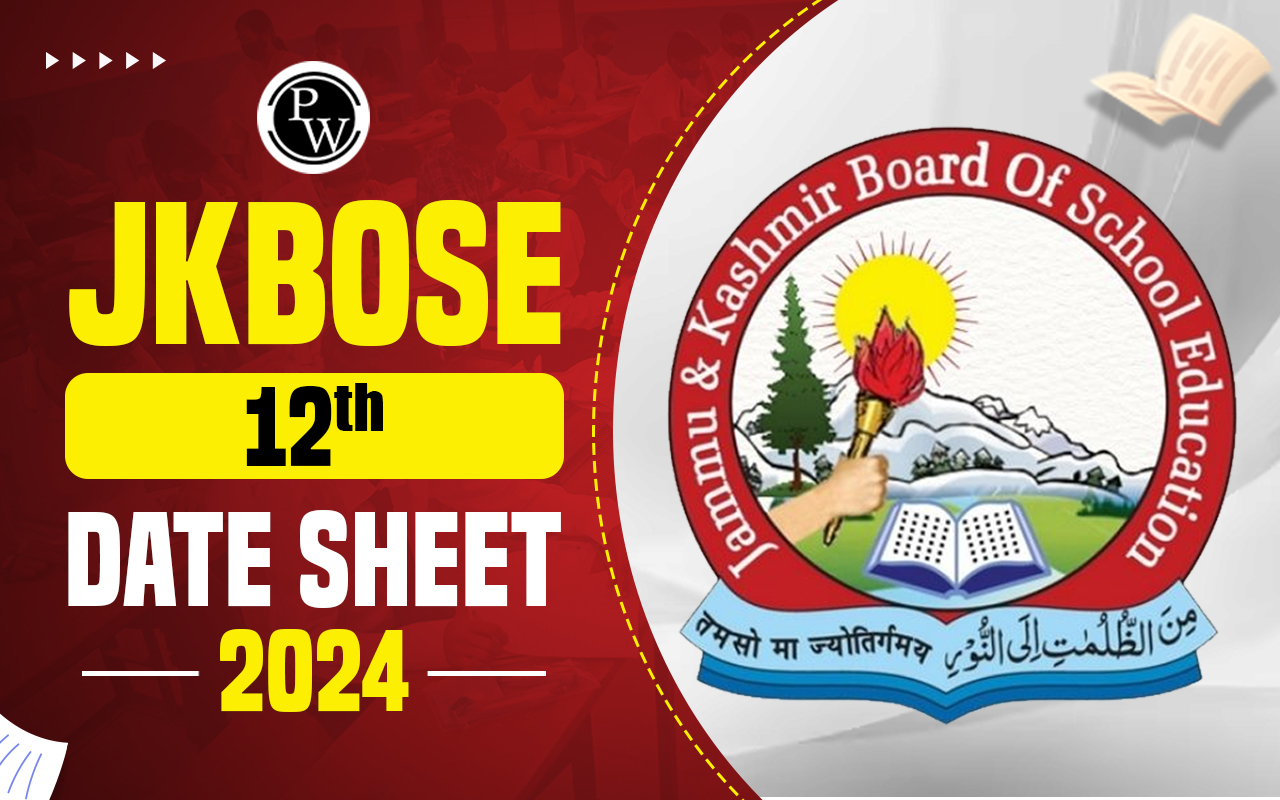 JKBOSE 12th Date Sheet 2024