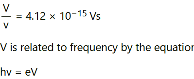 NCERT Solutions for Class 12 Physics Chapter 11 - Dual Nature Of Radiation And Matter