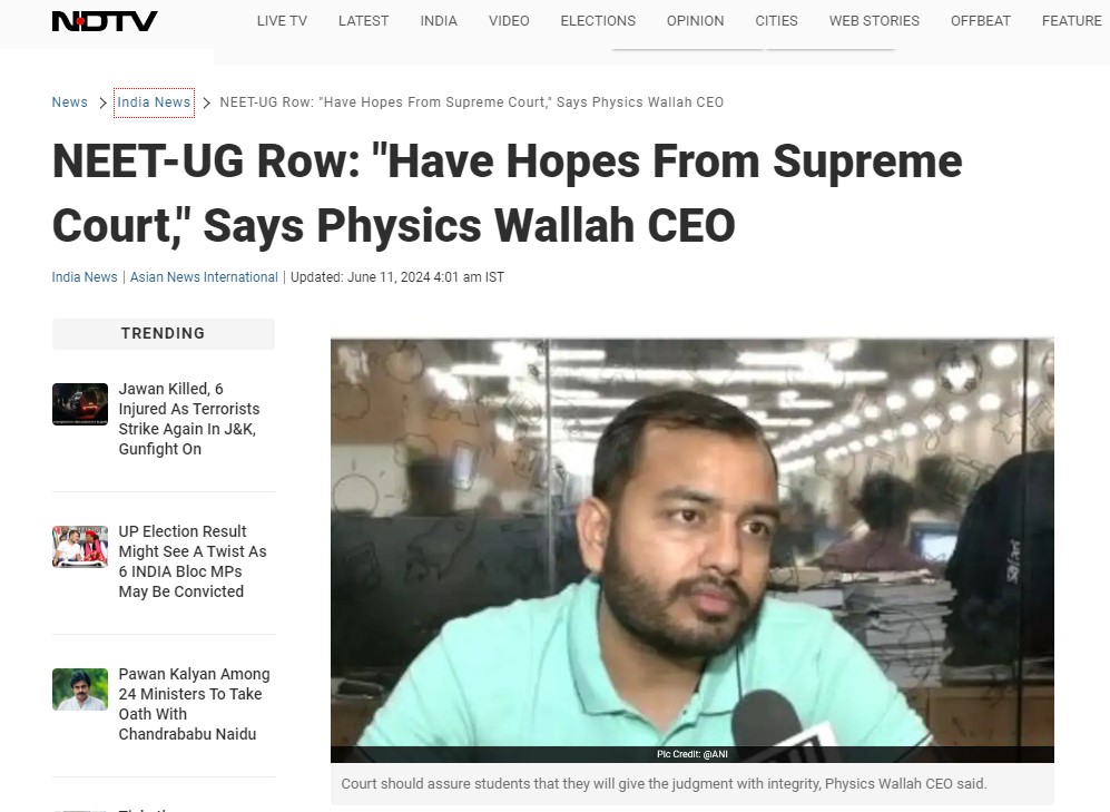 Alakh Sir on NEET Scam 2024