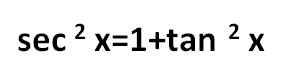 Secant Square x Formula