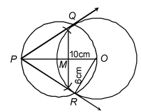 Construction Of Tangents From A Point Outside The Circle