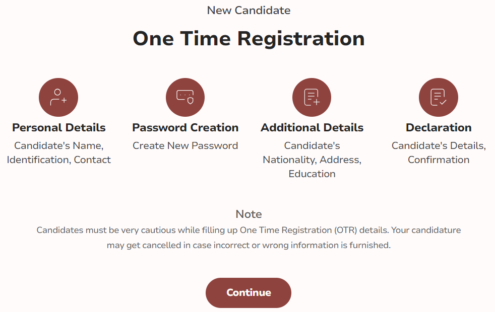 SSC JE Registration