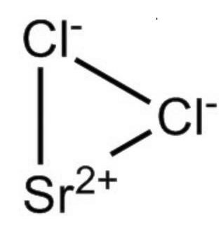 Strontium Chloride Formula Structure
