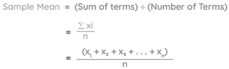 Sample Mean Formula