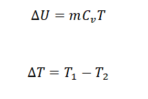 Specific Internal Energy Formula