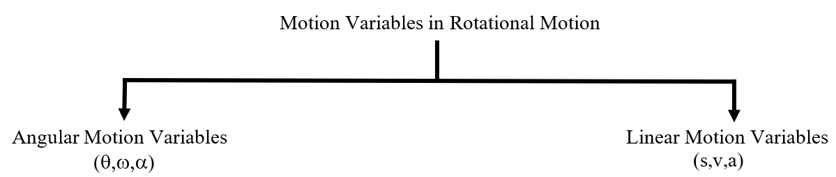 motion variables in rotational motion