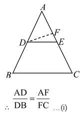 Basic Proportionality Theorem (Thales Theorem)